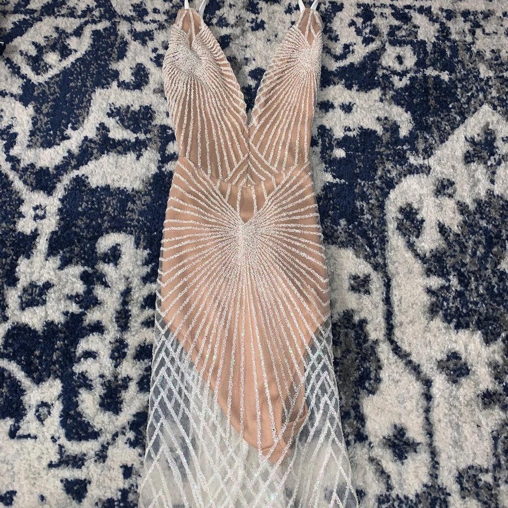 Sheer Bodycon Cami Backless Dress